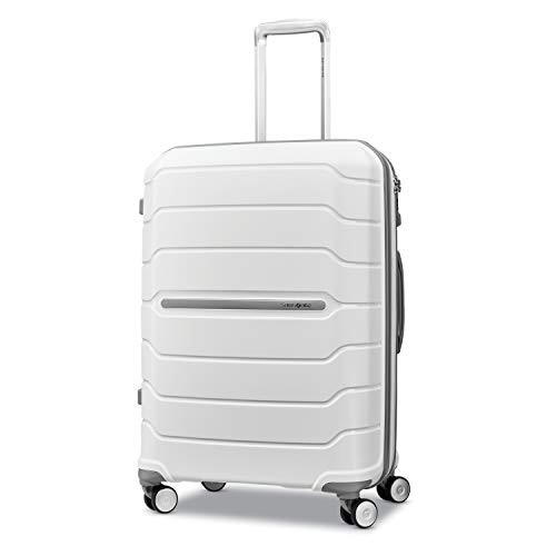 Samsonite Freeform 21-Inch Hardside Carry-On Luggage - Hardshell Carry-On Suitcase - TSA, Airline-Approved - Expandable Hard Shell, Smooth Rolling Spinner Wheels for Lightweight Travel - Navy
