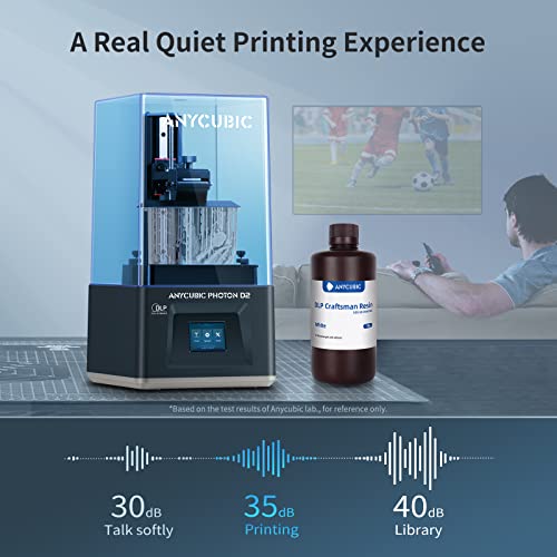 ANYCUBIC Photon Mono 2, Resin 3D Printer with 6.6'' 4K + LCD Monochrome Screen, Upgraded LighTurbo Matrix with High-Precision Printing, Enlarge Print volume 6.49'' x 5.62'' x 3.5''