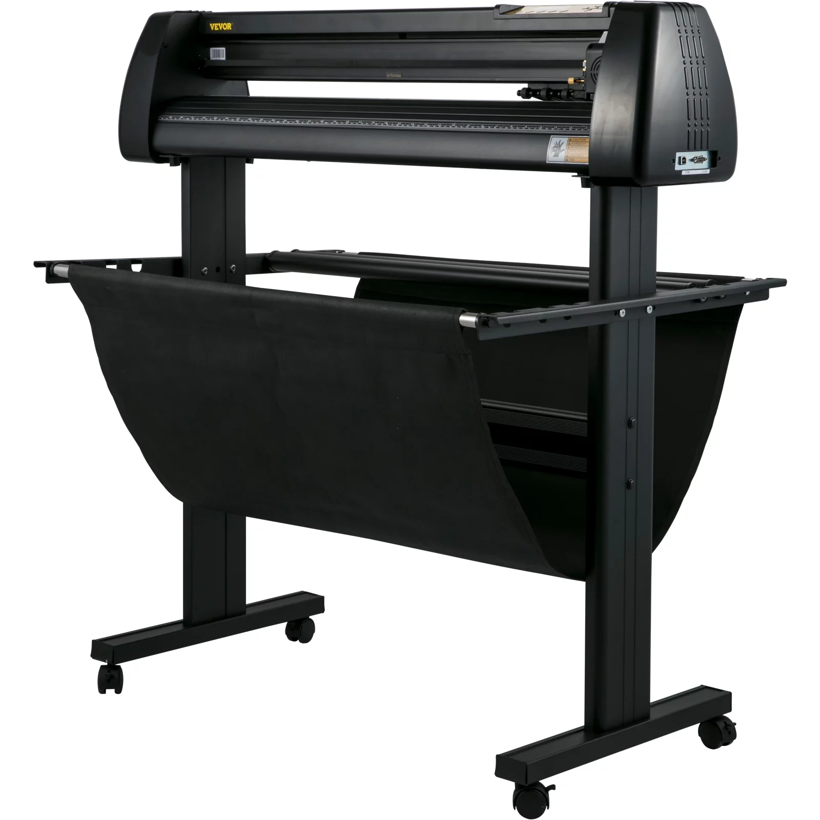 VEVOR Vinyl Cutter, 34 in / 870 mm Vinyl Plotter, Off-line LCD Cutting Machine, Adjustable Force and Speed for Sign Making Plotter, Available with COM USB and U-Disk, Windows System
