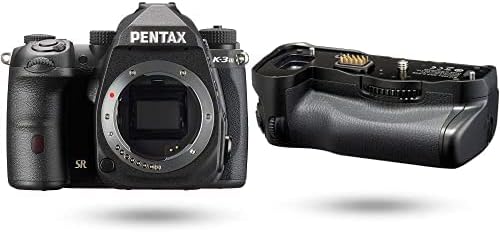 Pentax K-3 Mark III Flagship APS-C Black Camera Body - 12fps, Touch Screen LCD, Weather Resistant Magnesium Alloy Body with in-Body 5-Axis Shake Reduction. 1.05x Optical viewfinder with 100% FOV
