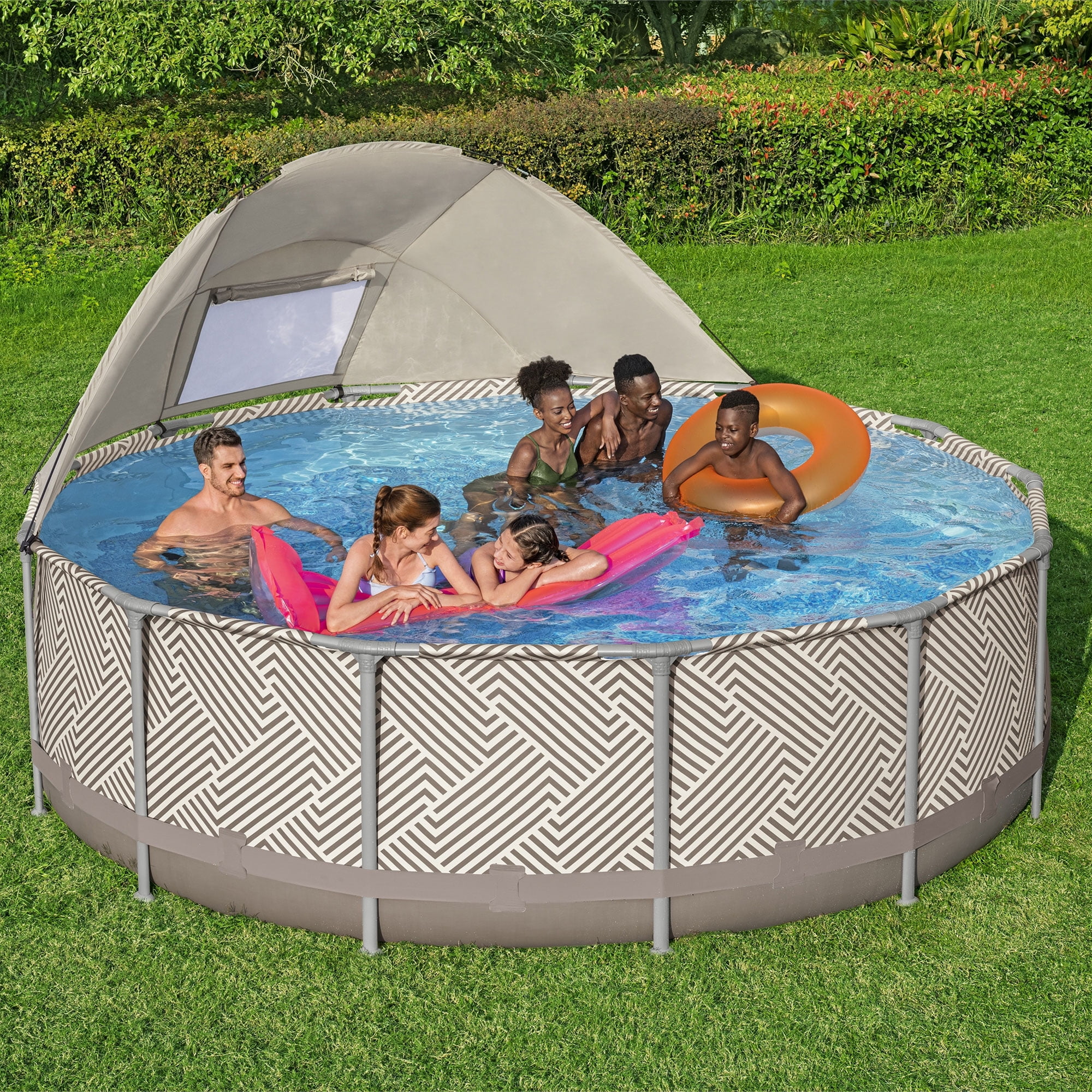 Bestway Steel Pro 13' x 42" Round Above Ground Pool Set w/DuraPlus Liner