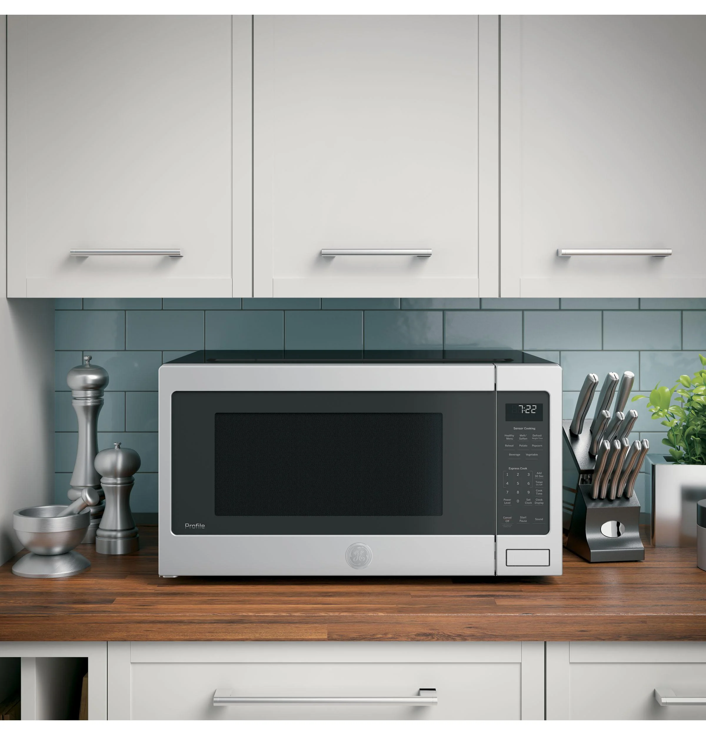 GE APPLIANCES PES7227SLSS  COUNTERTOP MICROWAVE Slate