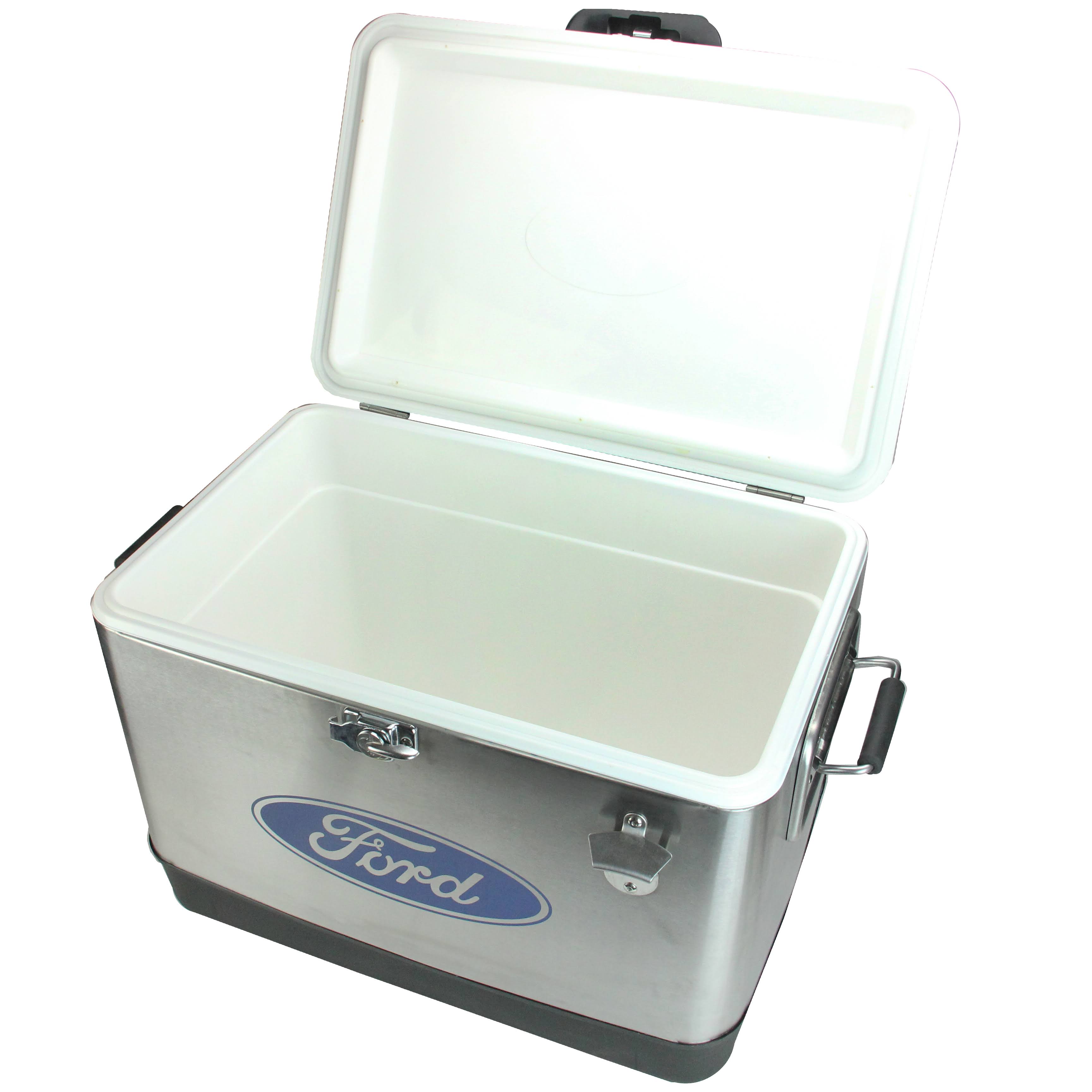 Northlight Officially Licensed Staineless Steel Ford 54 Quart Cooler