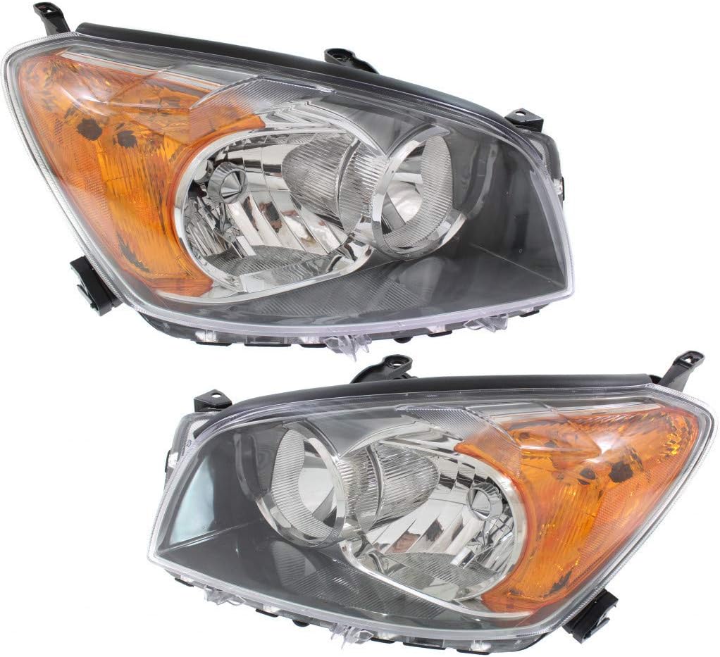 For 2009 2010 2011 2012 Toyota RAV4 Pair Headlights Driver and Passenger Side Sports model DOT Certified