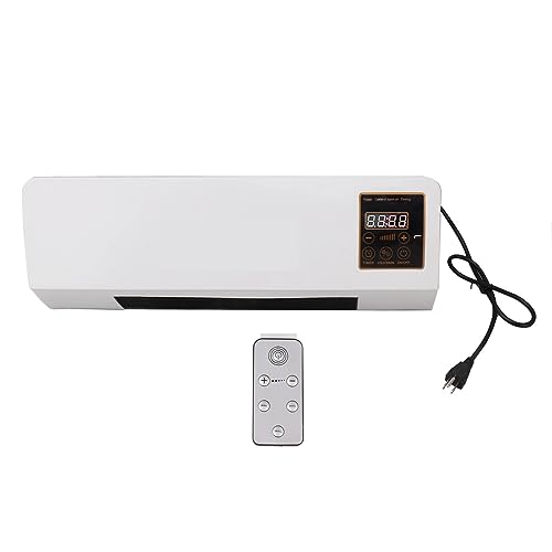 Sonew Wall Mounted Heater, Highly Efficient Wide Angles Mobile Small Air Conditioner Dual Use Wall Mounted Heating Machine 110V