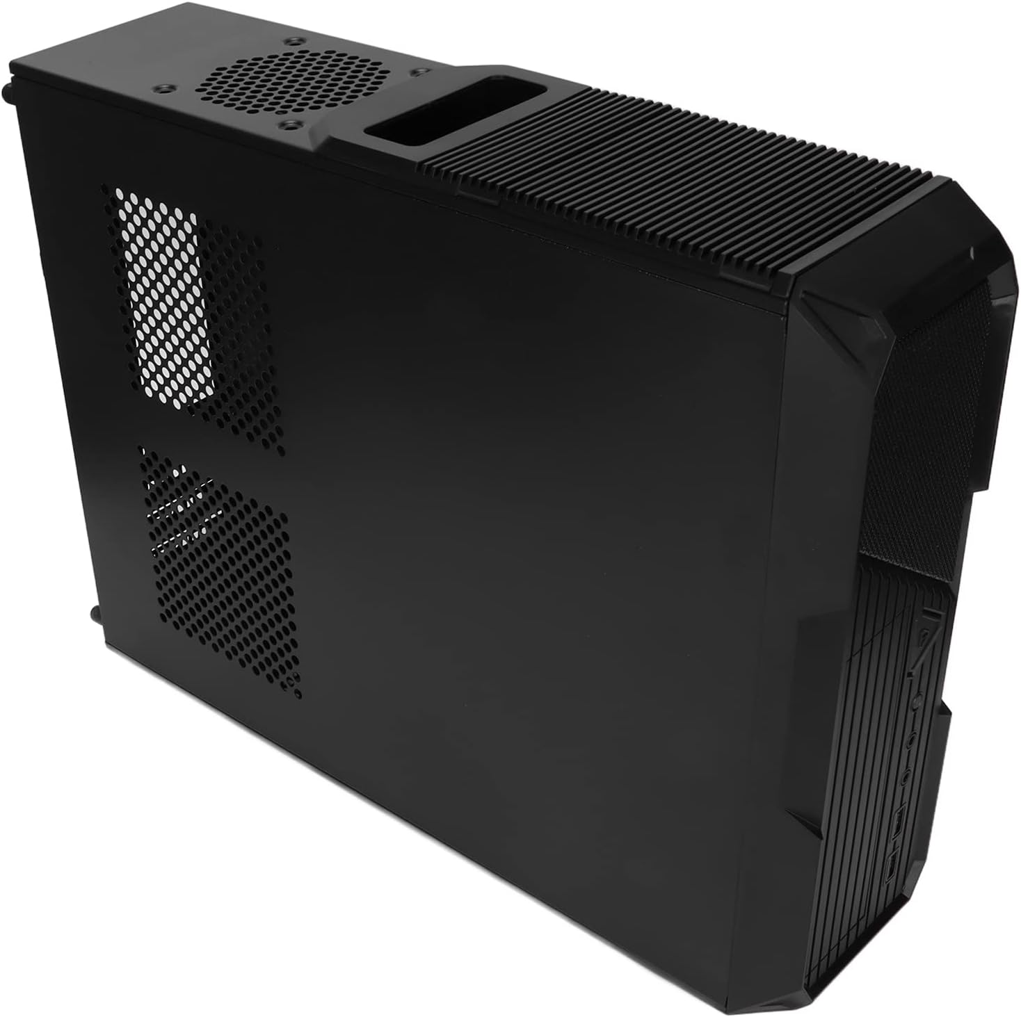 Zhiyavex Mini ITX Case,Computer Case,Mini Portable Small PC Case,Desktop Motherboard ATX Gaming PC Case,Multifunctional Peripheral Port,for Game Office