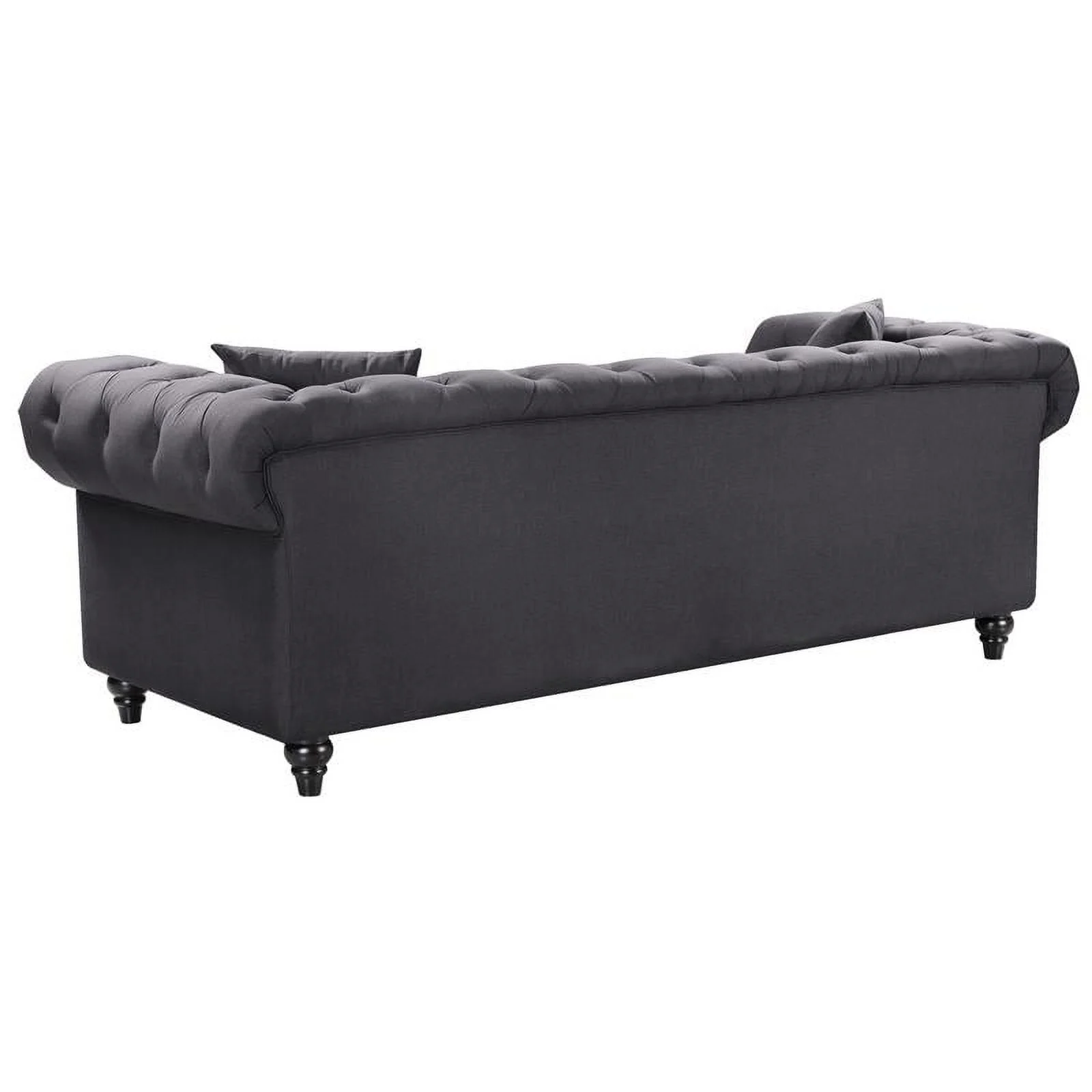 Chesterfield Loveseat with Accent Pillows