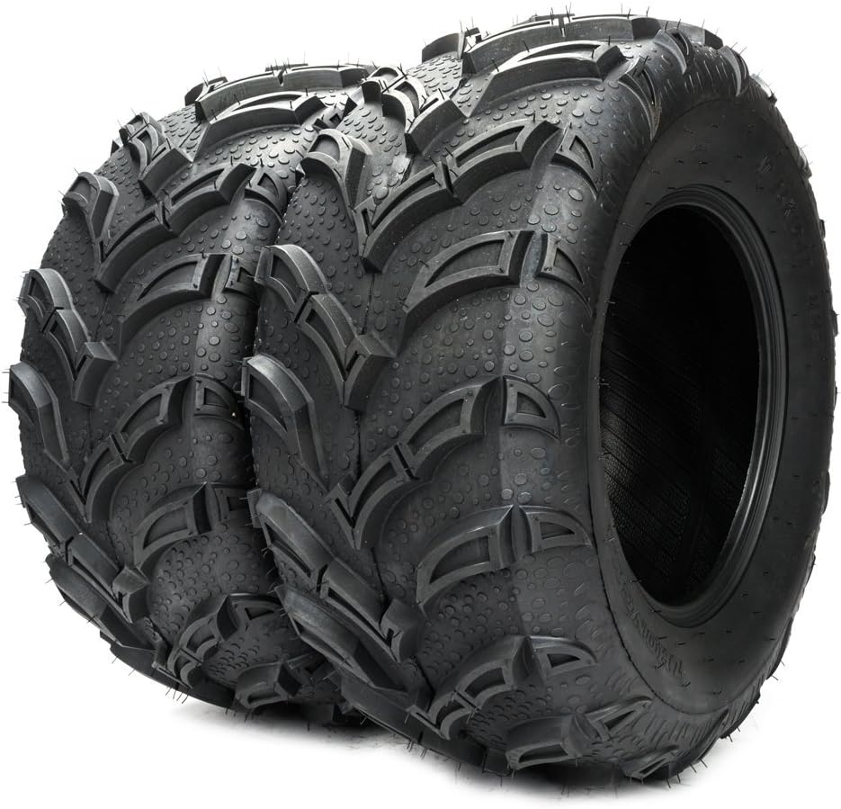 MILLION PARTS 2 ATV/UTV Tires 25x10-12 25x10x12 Rear 6PR