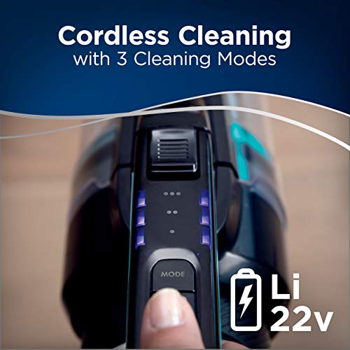 Bissell ICONPet Turbo Vacuum with Powerful Turbo Boost Suction, Tangle Free Brush Roll, & Parking Break, LED Crevice + Dusting Brush Tool, LED Motorized TurboBrush Tool, & Wall Mount. Color May Vary