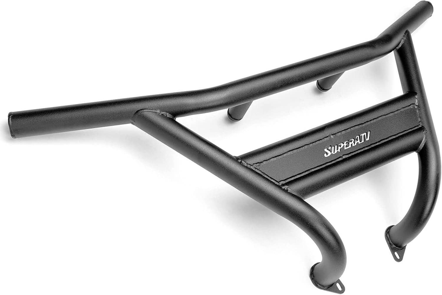 SuperATV Rear Bumper for 2018+ Can-Am Maverick Trail 800 / 1000 - Made of 1.75 Inch Heavy Duty Steel Tubing - UV Resistant Powder Coating - No Obstruction to Rear Cargo Area - Mounts Directly to Frame