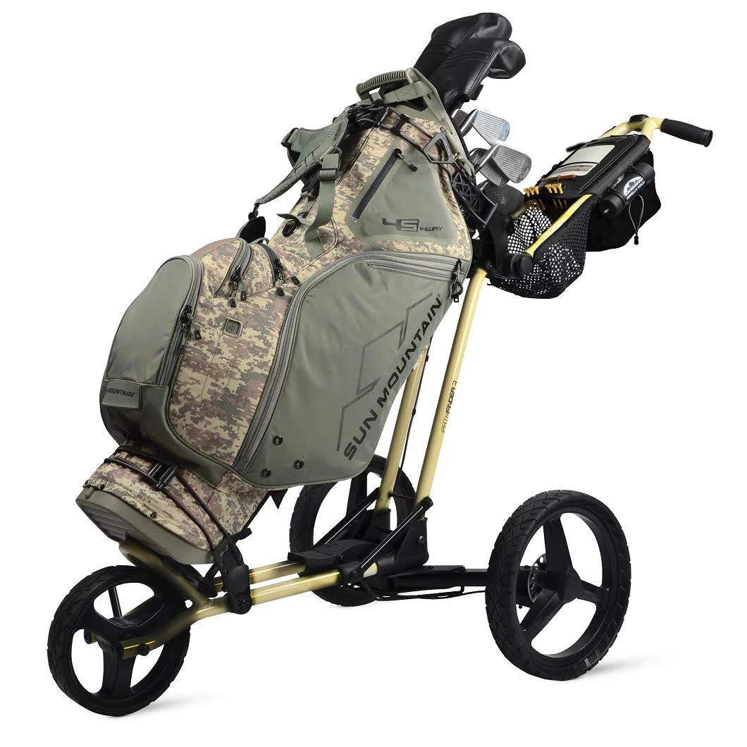 Sun Mountain Pathfinder 3 Push Cart Grey/Red