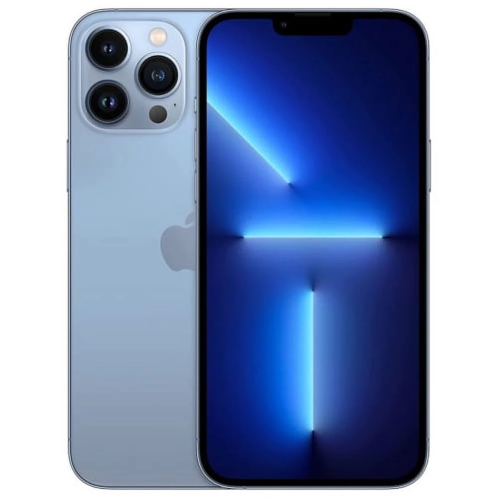 Restored iPhone 13 Pro Max Unlocked (CDMA + GSM) 128GB Sierra Blue (Refurbished) - Curated Treasures Market