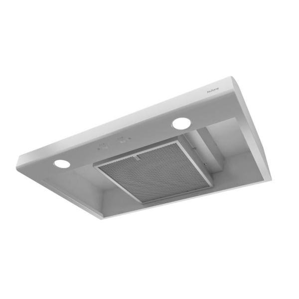 Nutone AHSA130WW Osmos 30 inch Range Hood Convertible Under Cabinet Light- White