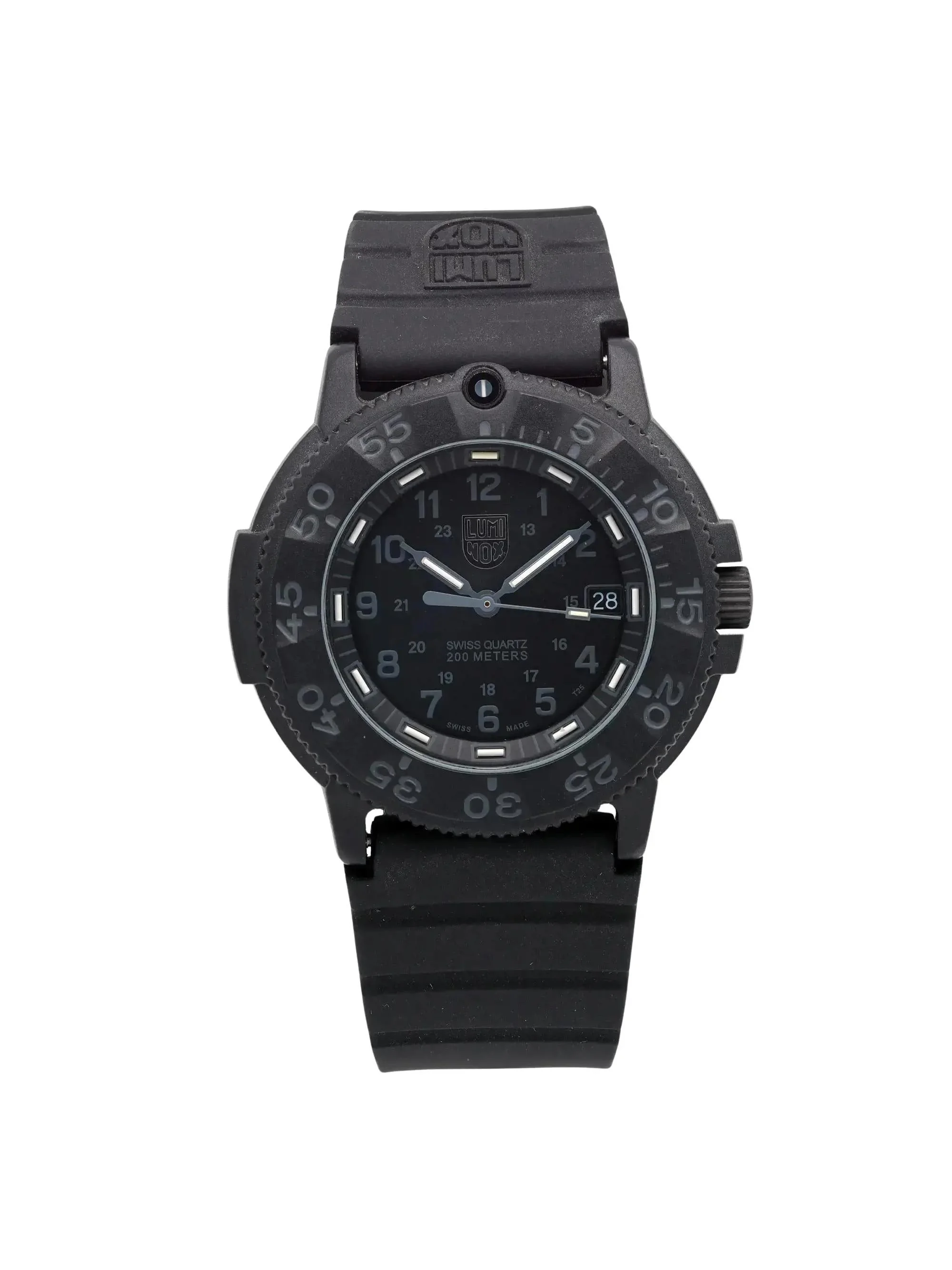 Luminox Navy Seal Blackout 43mm Carbon Black Dial Quartz Men Watch XS.3001.BO - Curated Treasures Market