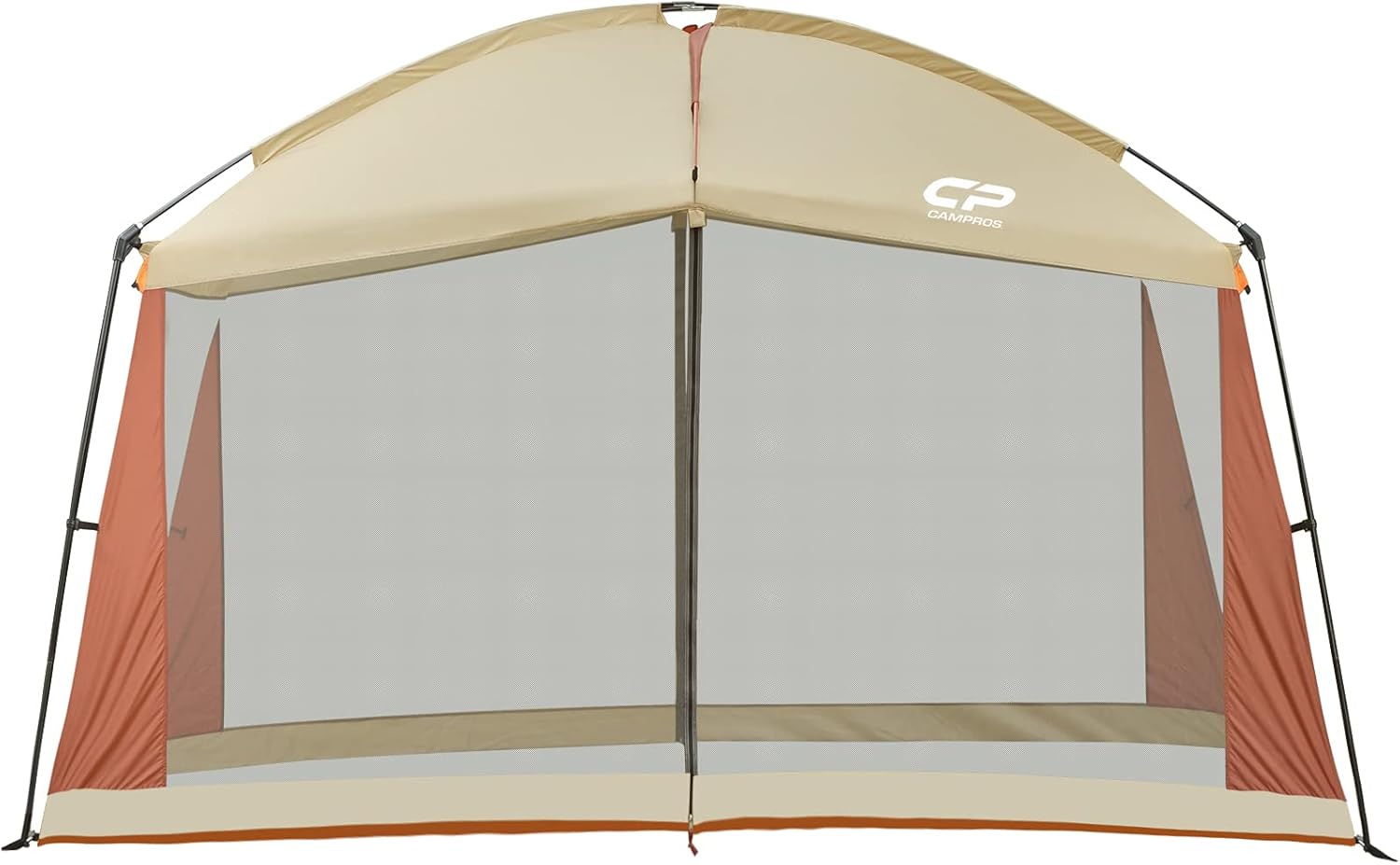 CAMPROS Screen House 12 x 10 Ft Screened Mesh Net Wall Canopy Tent Screen Shelter Gazebos for Patios Outdoor Camping Activities - Beige