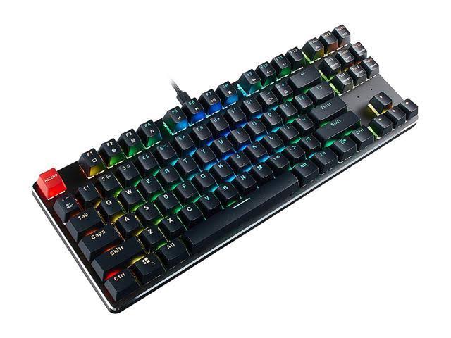 Glorious GMMK-COMPACT-BRN - Keyboard - backlit - USB - QWERTY - key switch: Gateron Brown - black