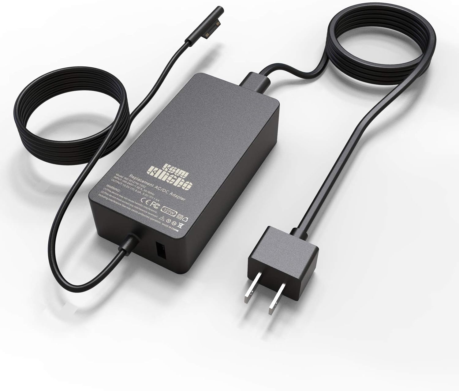 Surface Book 3 Charger, 127W 15V 8A Power Adapter Compatible with Surface Book 3/2/1, Surface Pro 8/Pro X/Pro 7/Pro 6/Pro 5/Pro 4/Pro 3,Surface Laptop Studio/3/2/1, Surface Go 3/2/1 With Carrying Case