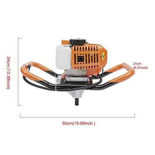 DYRABREST 52cc Gas Powered Earth Auger Post Hole Digger Borer Fence Ground Drill 4inch / 6inch / 8inch Bits - Shop Hardware Tools Online Store