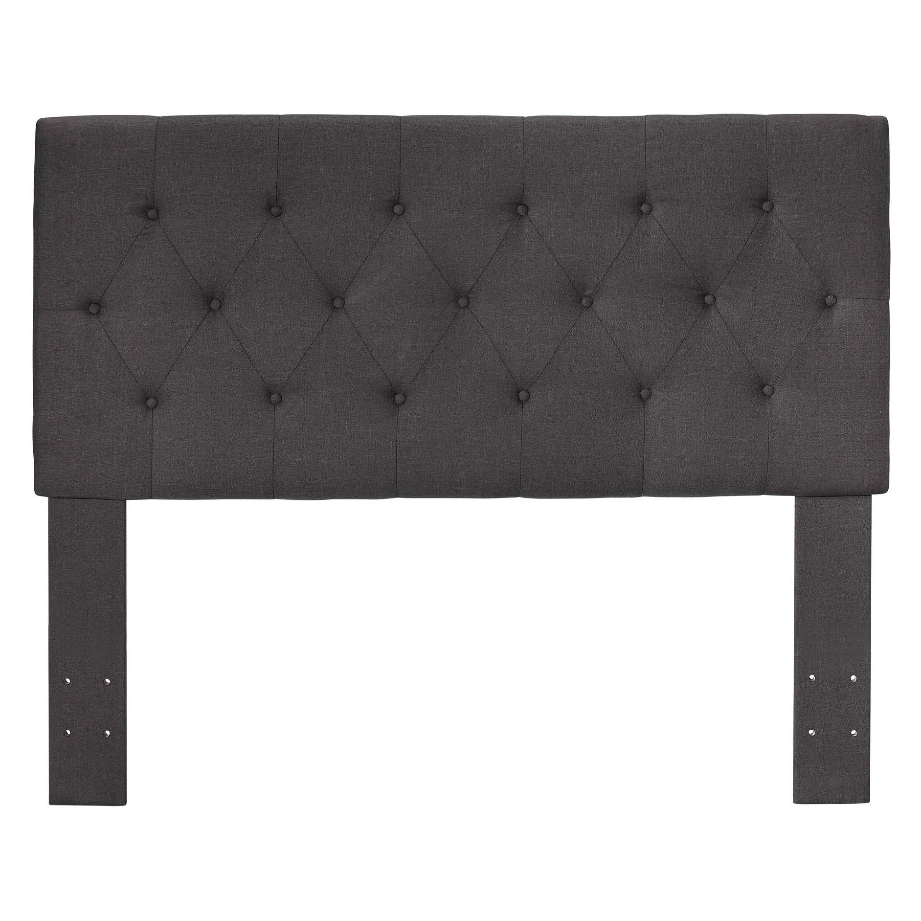 Tina Adult Upholstered Full/Queen Headboard Gray - miBasics