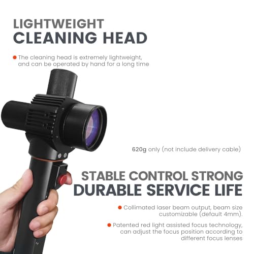 WTTTOOLS Pulsed Laser Cleaning Machine Portable Laser Rust Removal Laser Cleaner 110V-240V Handheld Fiber Laser Cleaner for Rust Oil Paint Graffiti Removal
