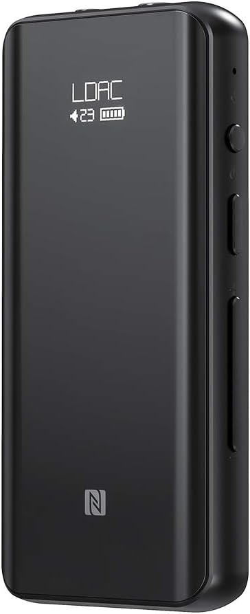FiiO BTR5-2021 Receiver Bluetooth 5.0 Headphone Amp High Resolution Amplifier 384K/32Bit Native DSD256 USB DAC Supports LDAC/aptX HD CVC 8.0 for Phone/PC/Car/Home Audio (Regular)