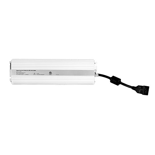Hydro Crunch 400-Watt Grow Light Digital Dimmable HPS & MH System for Plant - 6" Air Cooled Tube with XL Wing