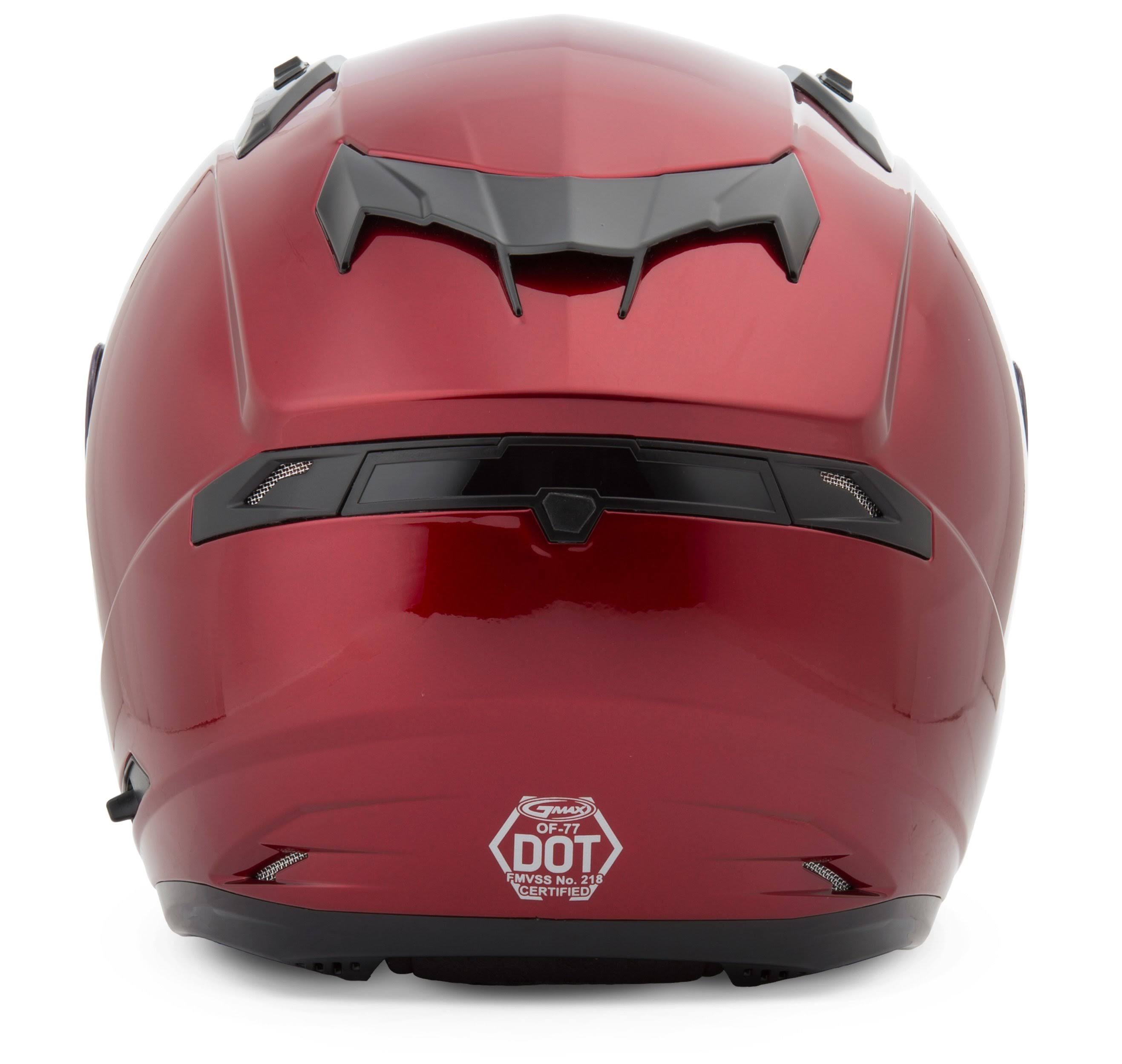 GMAX OF-77 Open-Face Helmet Candy Red