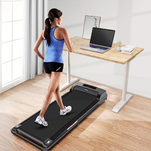 Portable Foldable Treadmills for Home, Small Folding Treadmill for Home Office with 300 LBS Capacity, Walking Running Exercise Electric Compact Treadmill with LED Display