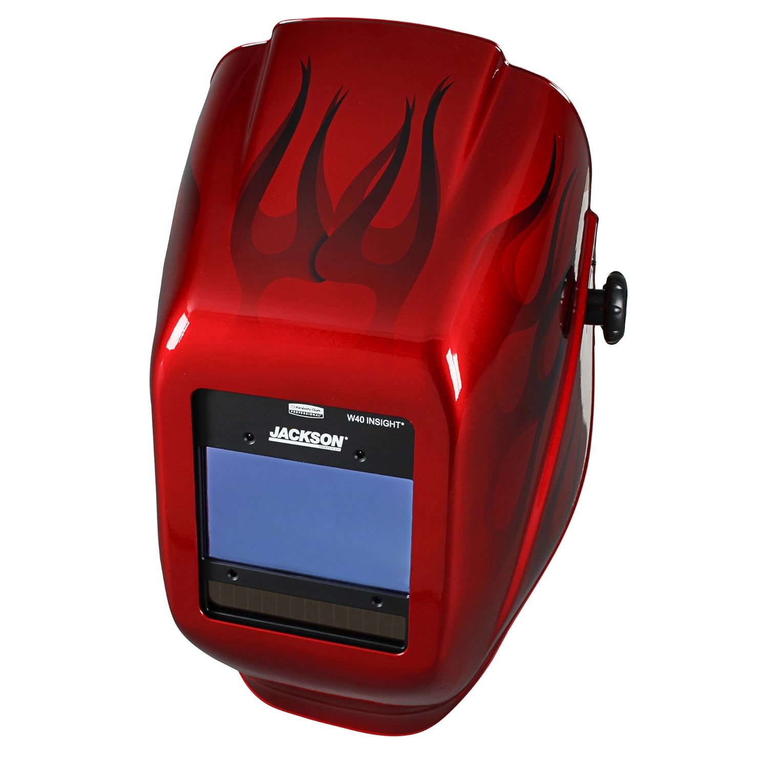 Jackson Safety Insight Variable Auto Darkening Welding Helmet (46138), HaloX , ADF, I2 Flame Graphic