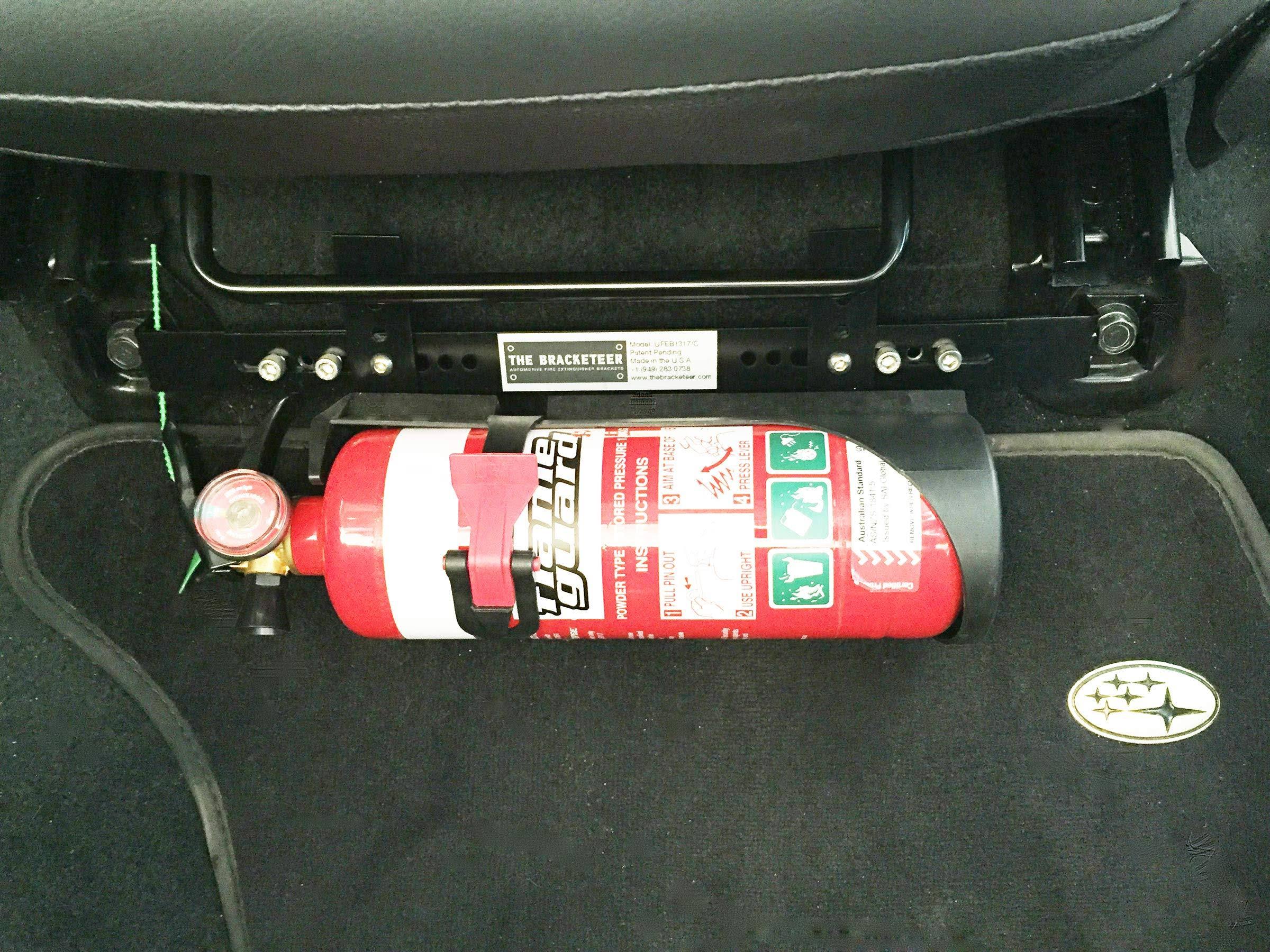 The Bracketeer UFEB1317/D Car Fire Extinguisher Bracket Universal