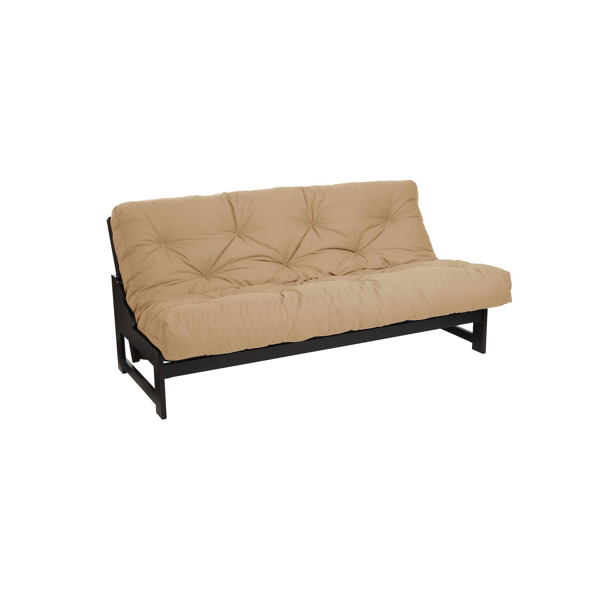 Mozaic 8-in. Dual Memory Foam Futon Mattress - Full - Khaki