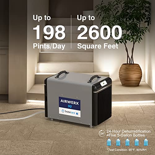 BaseAire Dehumidifiers with Drain Hose for Crawlspace Basement