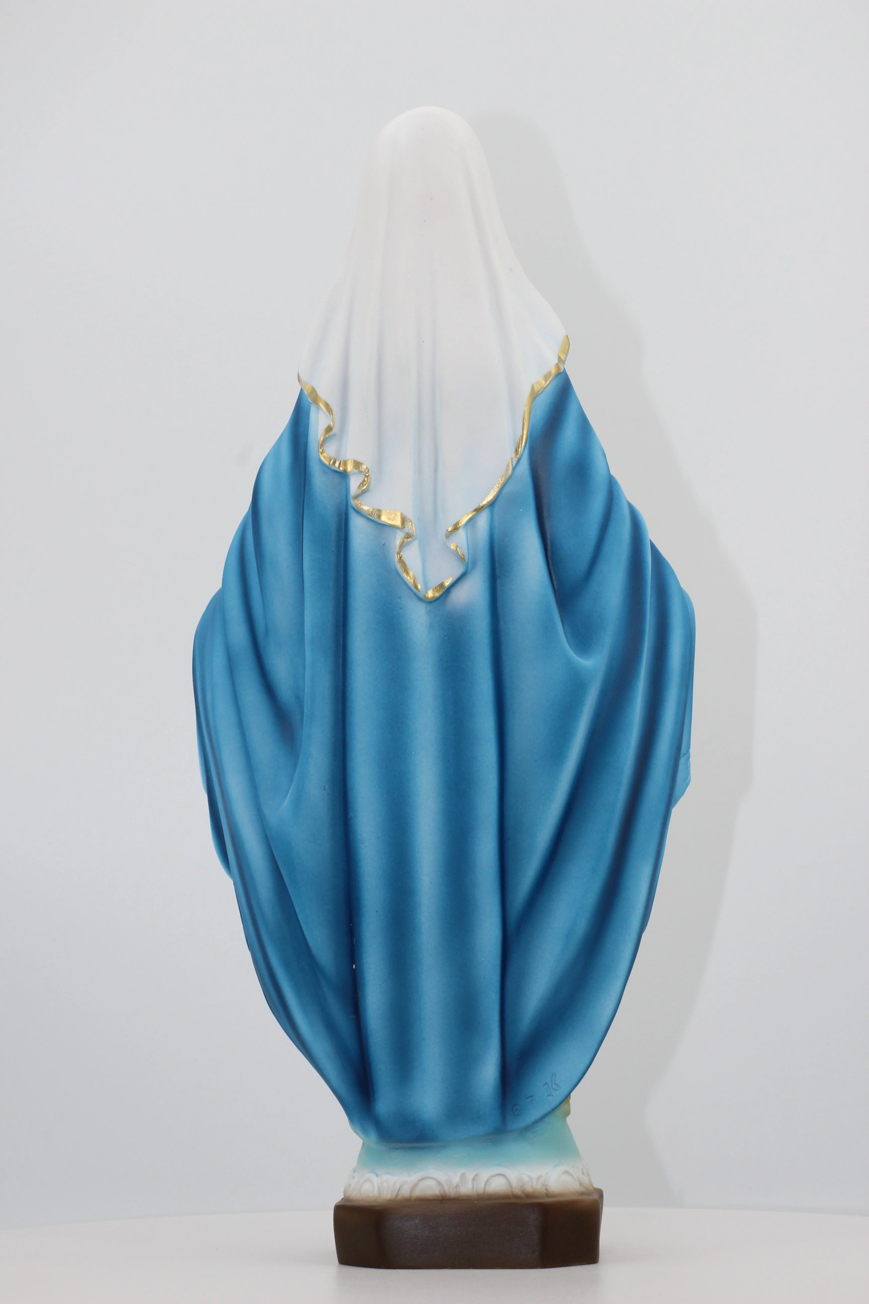 The Faith GIft Shop Our Lady of Grace-Miraculous Mary Garden Resin Stone Statue- 9 Inch Gift of Faith for Friends and Family