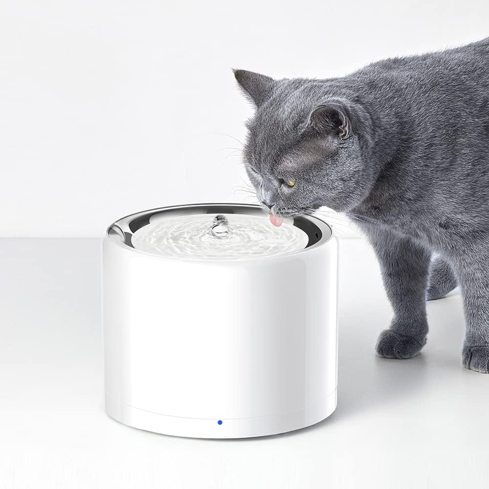 PETKIT Wireless Pump Pet Water Fountain, Stainless Steel Water Fountain fr Cat Dog, App Control, Ultra Quiet Smart Pet Water Dispenser for Cats Dogs Animals
