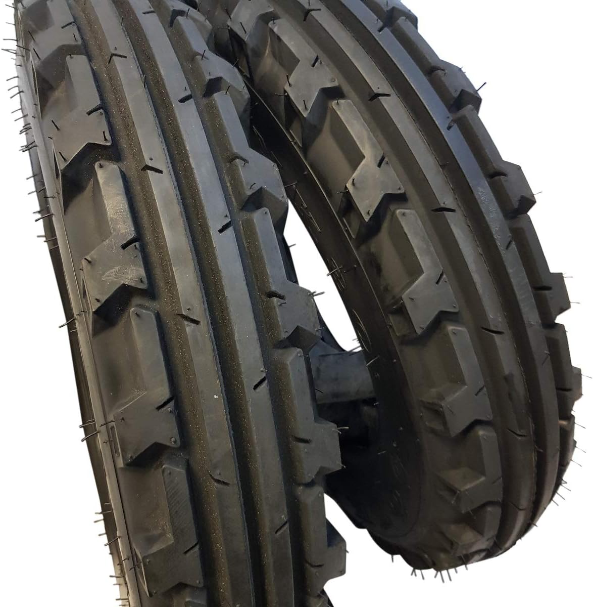 (2 TIRES + 2 TUBES) 6.00-16 ROAD CREW 8 PLY KNK30 Farm Tractor Tire 60016 6.00X16