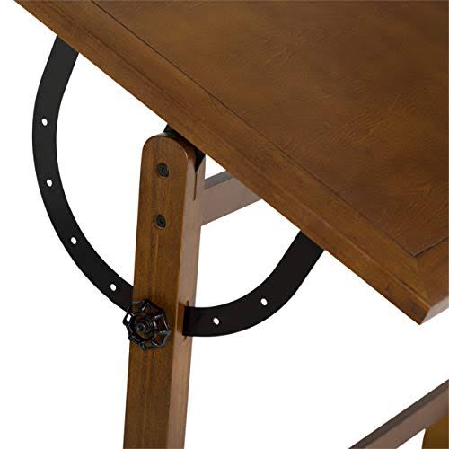 Studio Designs 36 x 24inch Vintage Drafting Table, Rustic Oak