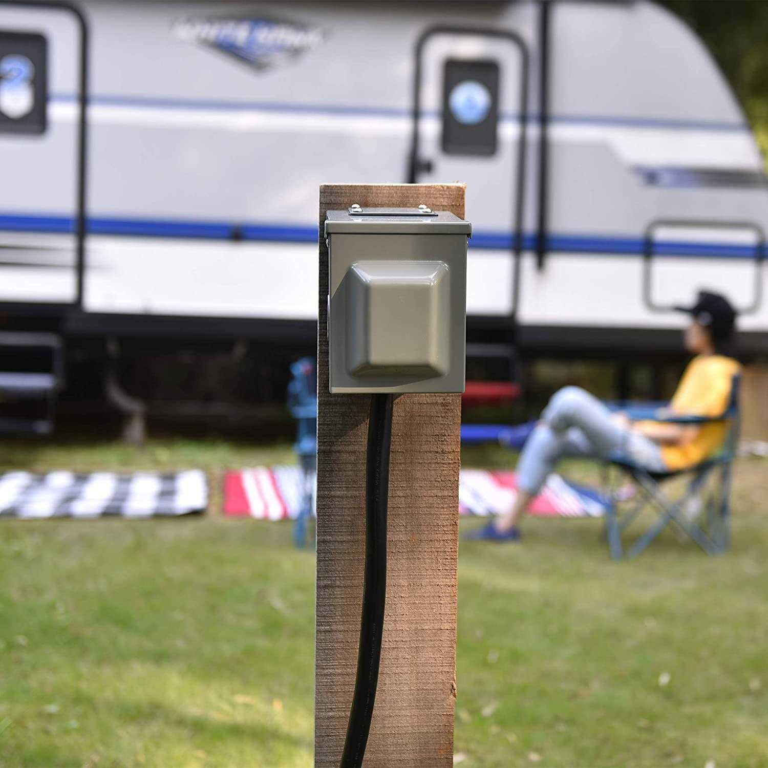 RVGUARD 50 Amp 125/250 Volt RV/EV Power Outlet Box - Shop Hardware Tools Online Store