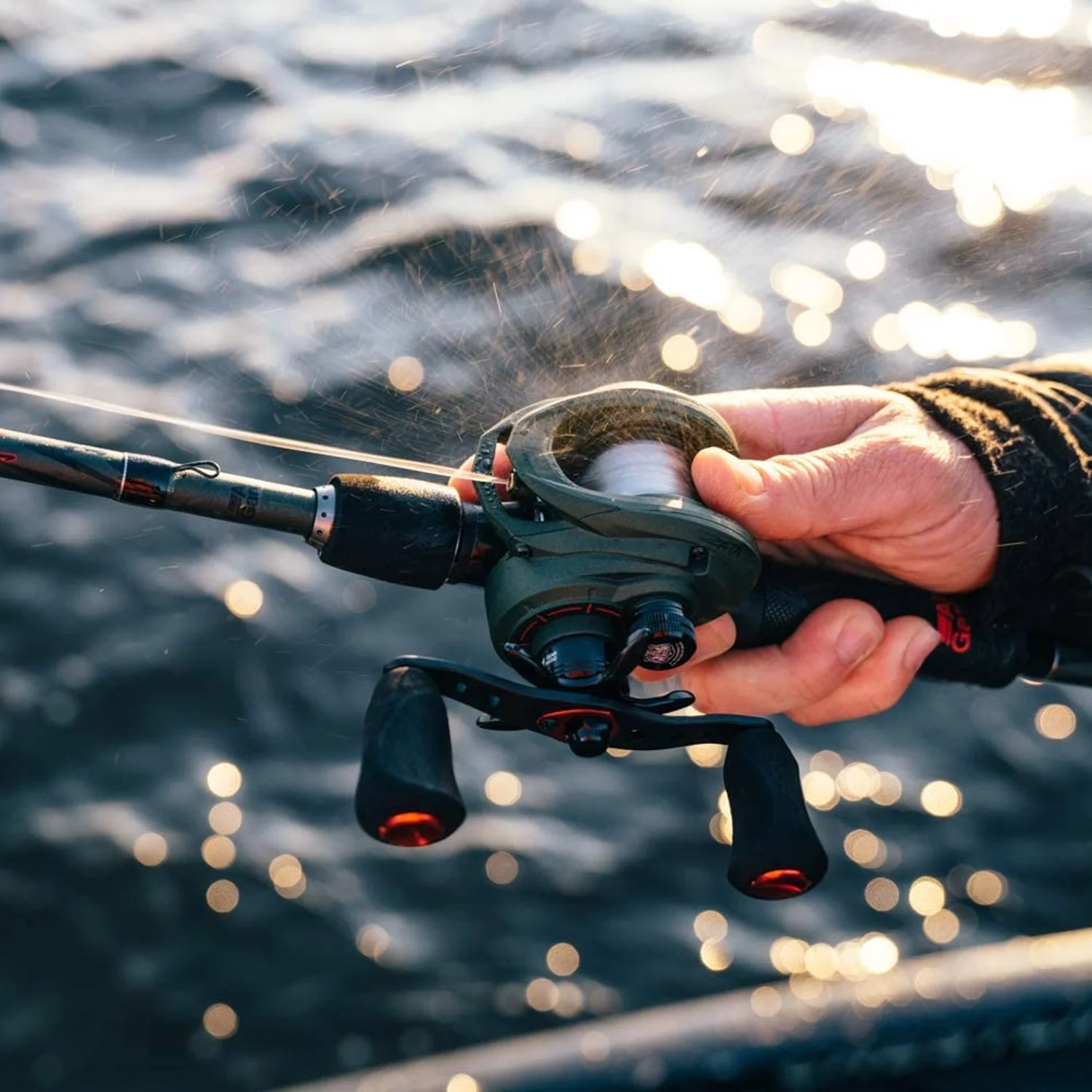 Abu Garcia Zata Low Profile Baitcast Reel, LP, Left-Hand Position