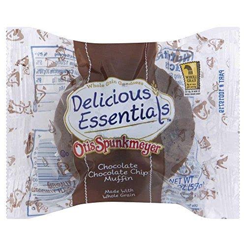Otis Spunkmeyer Individually Wrapped Double Chocolate Chip Muffin, 2 Ounce - 72 per CASE.