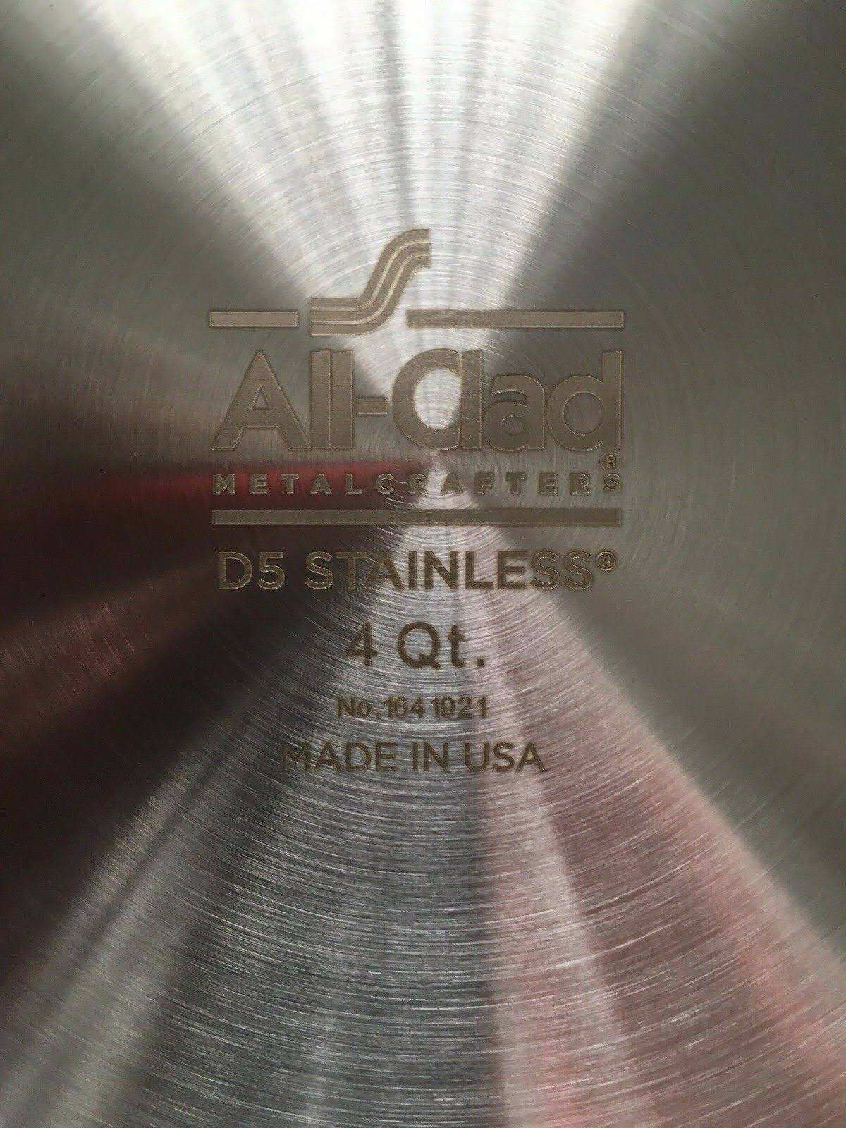 All-Clad D5 Stainless-Steel 4-Qt. Deep Saute Pan with Splatter Screen-