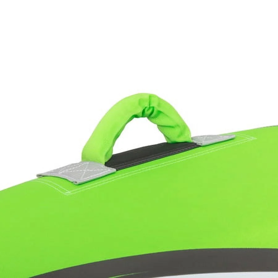 Airhead G-Force 4-Person Seating Capacity Towable Boat Tube Float, Heavy-Duty Nylon, Green
