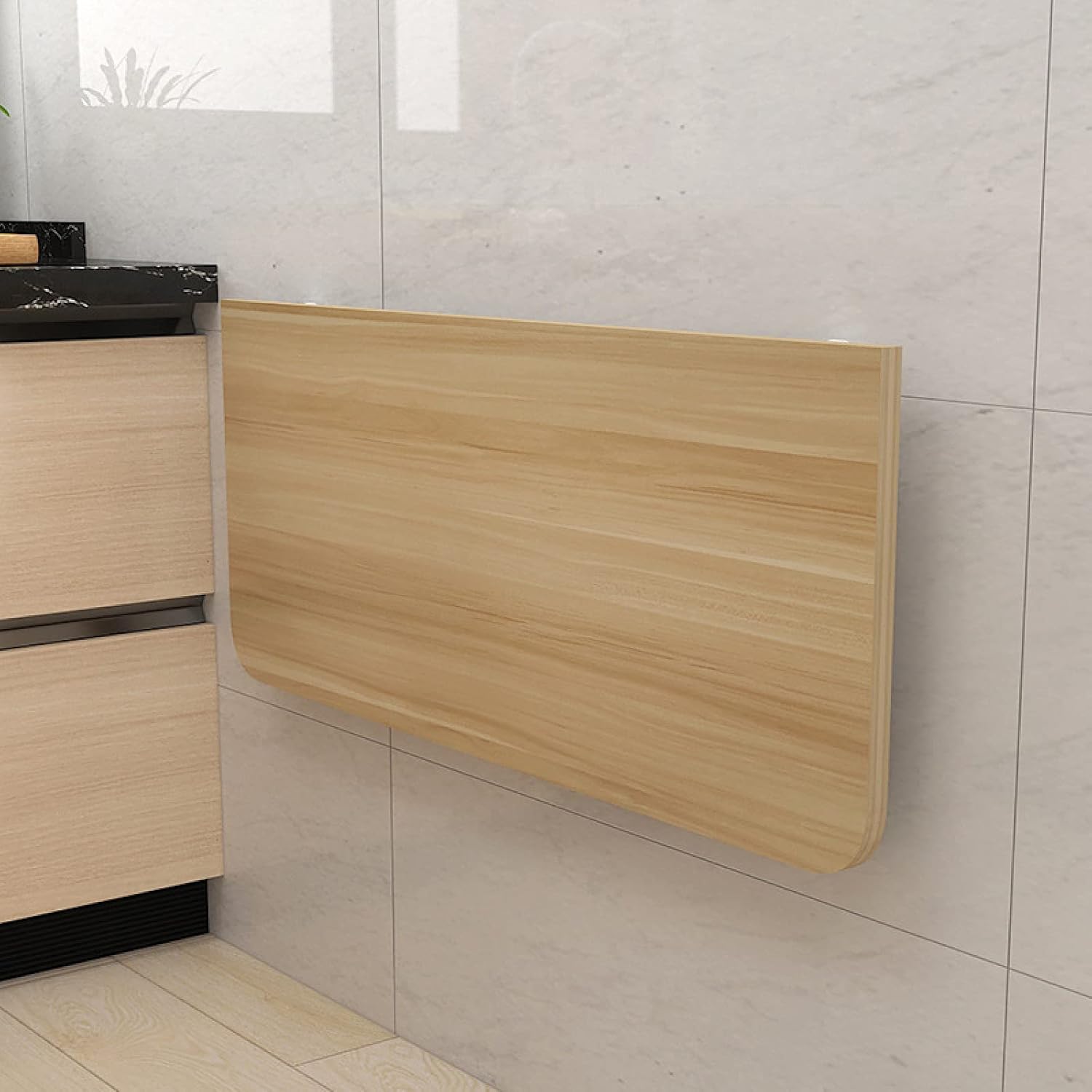 Wall-Mounted,Floating Wall Desk,Drop-Leaf Floating Computer Desk Dining Table for Home Kitchen Office,C-50 * 40cm Fashionable