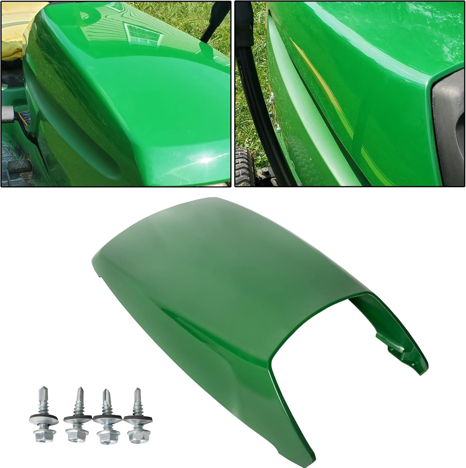 HECASA Tractor Hood Kit Compatible with John Deere LT133 LT150 LT155 LT160 LT166 Replacement for #AM132530