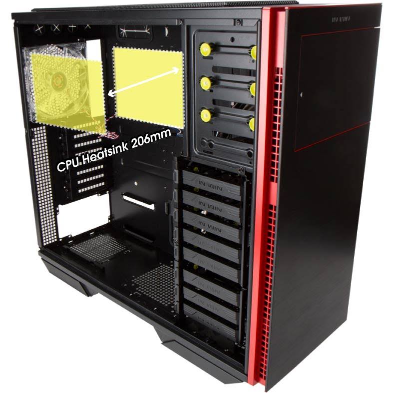 In-win 707 No Power Supply ATX Full Tower