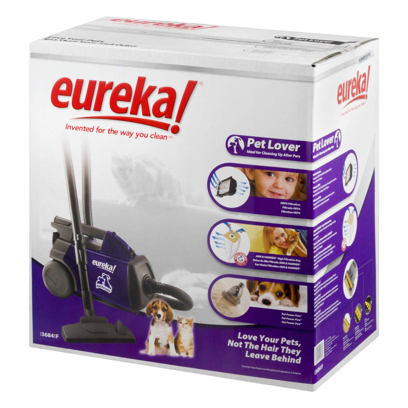 Eureka 3684F Mighty Mite Pet Lover Canister Vacuum