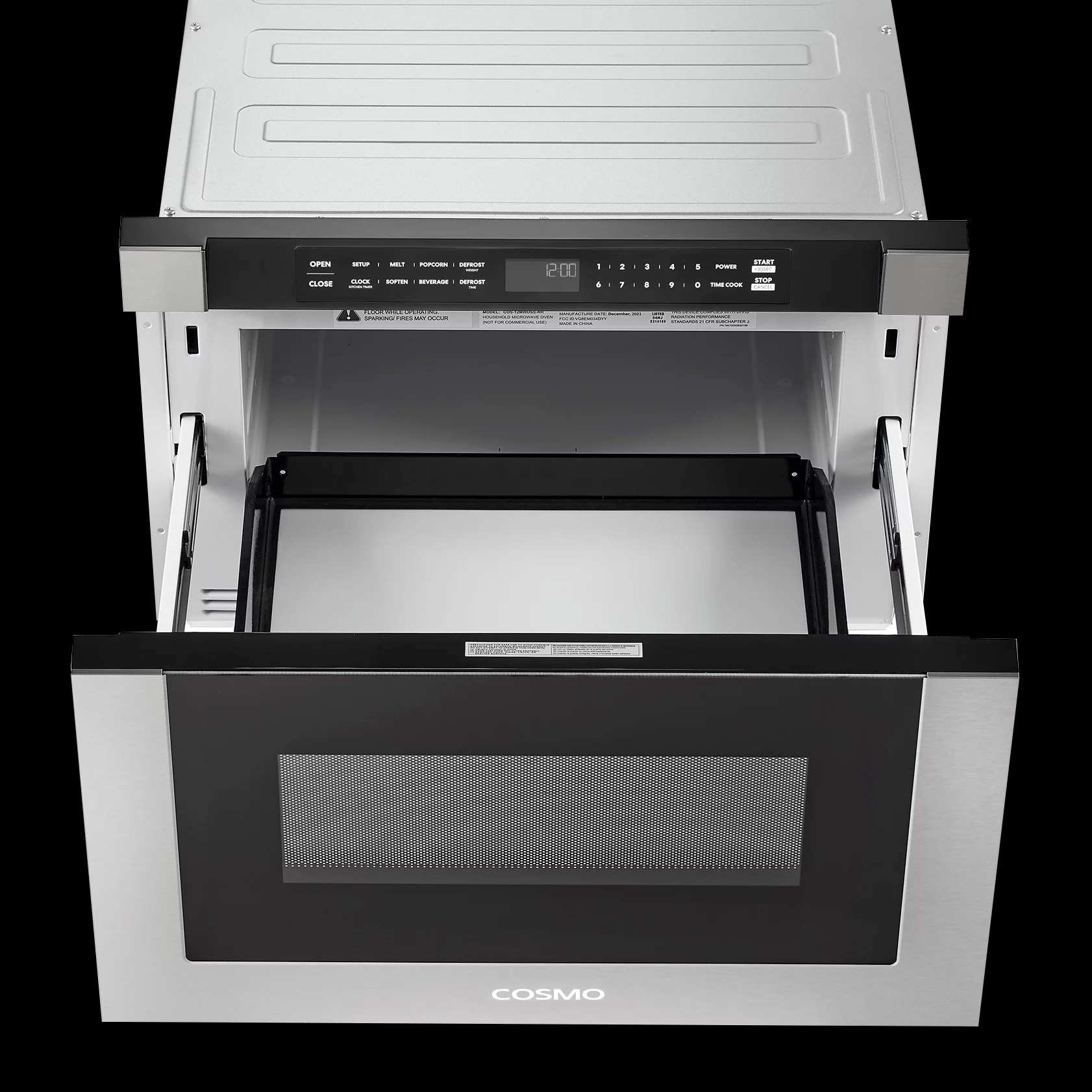 24 in. Built-in Microwave Drawer 1.2 cu. ft. Capacity in Stainless Steel