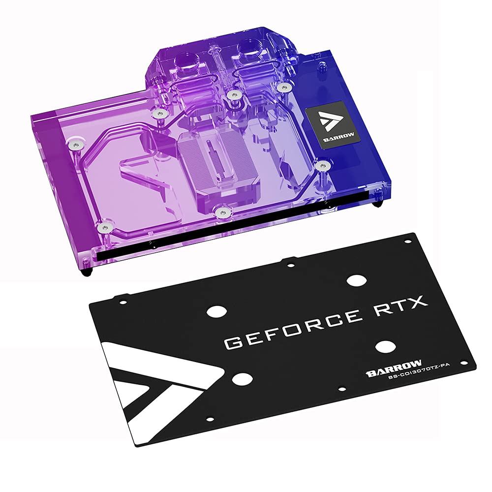 Barrow Copper GPU Water Cooling Block GPU Waterblock Graphics Card Water Cooling Block for Colorful RTX3090 RTX3080 RTX3070 (for Colorful iGame RTX3090 RTX3080 Advanced Ultra)