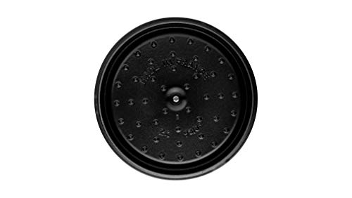 STAUB Cast Iron Roaster/Cocotte, Round, 26 cm, 5 L, La Mer