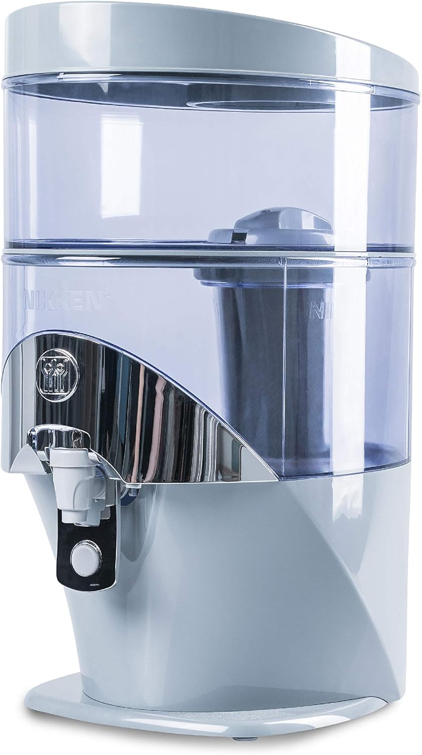 Nikken PiMag Waterfall® System 13681 Water Filter Purifier System - Advanced Water Technology - Provides Alkaline Water - Removes Impurities and Contaminants - for Countertop