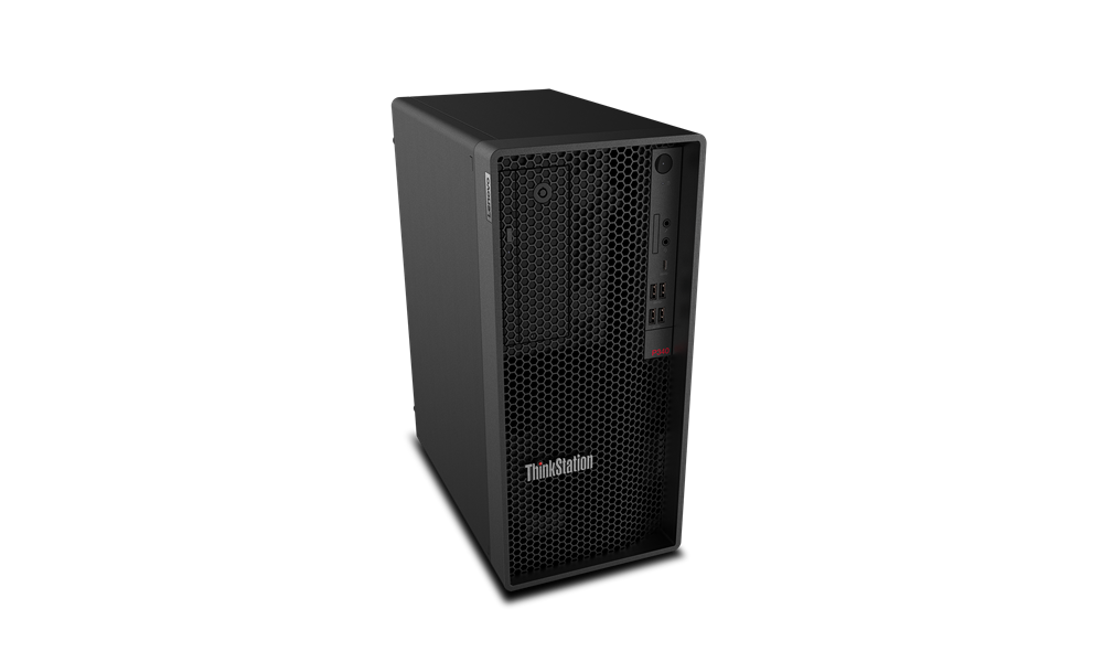 Refurbished LENOVO 30DHCTO1WW-107 ThinkStation P340 Xeon W-1290 3.2GHz NVIDIA Quadro P400 2GB 32GB RAM 4TB HDD + 1TB SSD Win 10 Pro Black